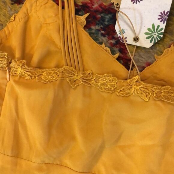 NWT Show Me Your Mumu - Yellow Slip Dress - XS - Picture 8 of 16